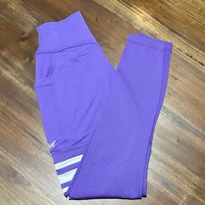 Purple High-Waist Women's Active Leggings